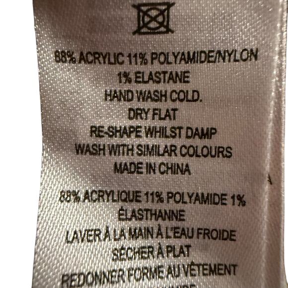 French Connection Mock Neck Burnt Orange Sweater Size Small - Picture 5 of 5